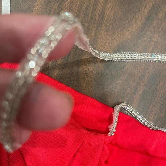 Katie May X Revolve Lolita Sequins Gown Maxi Dress in Cherry.Size S - Picture 15 of 15